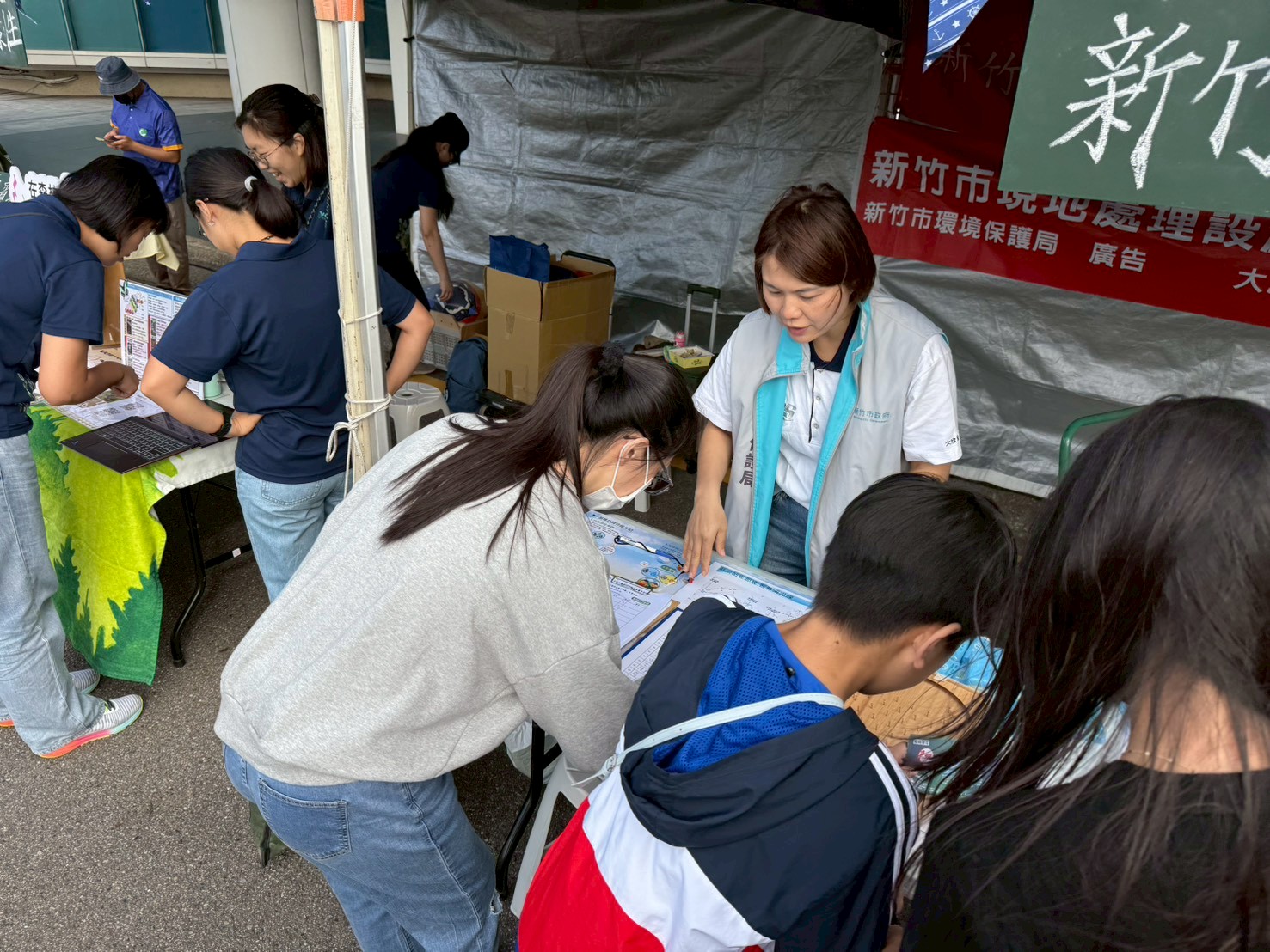 新竹市科管局「工安環保成果展」環境教育宣導-照片6